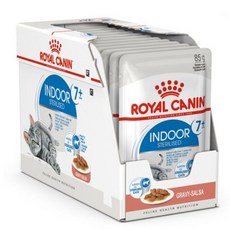 로얄캐닌 캣파우치 인도어 그레이비 85g 1박스 (12개), 1개, 면역/항산화
