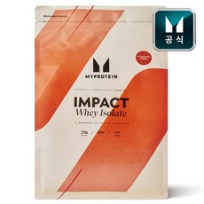 마이프로틴 임팩트 웨이 아이솔레이트 딸기크림향 WPI 포대유청 분리유청 단백질, 1kg, 1개