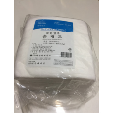 외과패드 솜패드 Surgical Pad 대한위재 8cm8cm 450g, 1개, 20개입