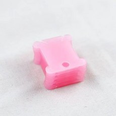 ［ 限時優惠 ］ 繡線繞線板 手搖繞線器 100個/包單色混色裝 繡線工具 十字繡工具 十字繡繞線板, 粉色（100片/包）, 1個