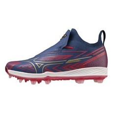Mizuno Lightrevo Pro GS 膠釘鞋 男 棒壘球運動訓練鞋 藍紅 [11GP230029]