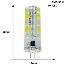 220V G4 LED 조명 가정용 Led 12v 3w 5w 9w 12w 15w 21w 램프 전구 스포트라이트, [05] 15W, [02] DC12V, [01] Cold White, 1개