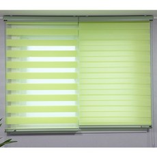 위즈덤 국내제작 소프트 라이트그린 기본 콤비블라인드 깔끔하고 세련된 디자인 햇빛 차단 OK 브라인드/커튼/커텐