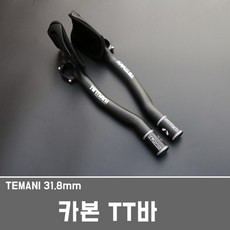 티티바 카본 에어로바 TT바 자전거핸들, TEMANI, 1개