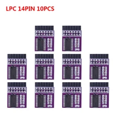 호환 TPM 2.0 암호화 보안 모듈 보드 ASUS ASRock MSI ASRock GIGABYTE LPC 14 18/20 핀 마더보드 카드용 4, 18 LPC 14PIN 10PCS, 01 CN