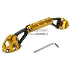 슈퍼 SOCO TC TCmax TS TSx max 오토바이 액세서리 밸런스 바 핸들 크로스바 레버 전화 홀더, [04] Gold-NO LOGO