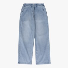 강남유솔 ULTJ25401 공용 봄 여름 얇은 리오셀 세미 와이드 청바지_강남점