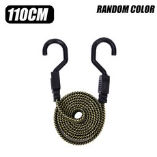 ELASTICS 고무 수하물 액세서리 코드 지붕 스트랩 자전거 밴드 밧줄 고정, 110cm, 1개