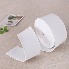 짱패브릭 (450cm)고탄력-이중직고무밴드-화이트, 45mm, 1개