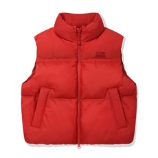 브랜드정품 코드그라피 CGP (우먼) 스퀘어 로고 패딩 베스트_레드 337392