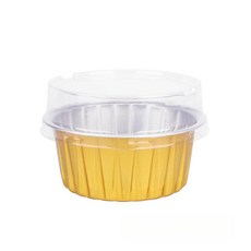 알루미늄 호일컵 가정용 오븐용 디저트 에그타르트, 1개, 1cm