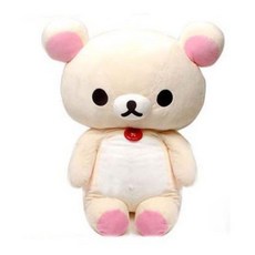 리락쿠마 초대형인형 대형인형 80cm 110cm, 베이지