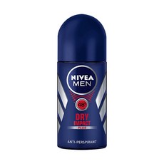 NIVEA MEN 妮維雅男士乾爽瞬吸止汗乳液, 1個, Dry Impact - 藍紅