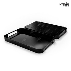 意大利 Trebonn 托盤 (多色可選) 時尚創意 精品廚具【2024臺灣原廠唯一總代理】, 黑色, 詳見包裝