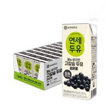 연세두유 뼈를 생각한 고칼슘 두유 검은콩, 1개, 190ml