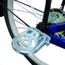 腳踏板 自行車后座腳踏山地車后腳踏板腳踏桿折疊腳踏載人后輪踩腳配件, 1個, 折疊后腳踏【一個價】銀色*