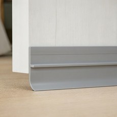 오솜 틈새막이 접착식 현관 문틈 방문 방음 벌레차단, 그레이, 2개 그레이, 2개