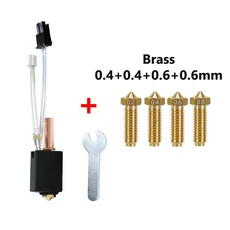 Anycubic Kobra 2 핫엔드 세라믹 히터 카트리지 0.4mm 프린트 헤드 핫엔드 업그레이드 (Kobra2 Plus/Neo/Pr, 13 Hotend-4466