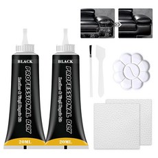 가구용 AAROBIBE 블랙 가죽 수리 자동차 키트 인테리어용 소파, 가구용 검은색 가죽 수리 키트 자동차 인테리어용 소파