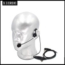 쿠쿠스토어 XIERDE 마이크 스틱 이어폰 켄우드 바오펑 기타 K 헤드 워키토키, 한개옵션0