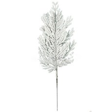 Liha 5件裝人造松樹枝松葉，DIY聖誕花環裝飾，打造節慶氛圍, 5 片植絨柏葉