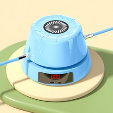 智慧跳繩機 親子互動 趣味訓練 大螢幕計數, 藍色基礎款 —英文包裝, 1個