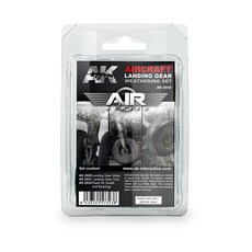 AK AK2030 飛機起落架舊化套件 航空系列, 1個, AK2030 飛機起落架風化套件