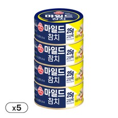 오뚜기참치 마일드 (135gx4) 5개, 135g, 20개