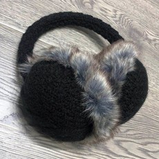 MR.OZER 針織毛皮耳塞