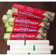 食品用不沾烘焙紙 雙面烤盤紙 帶鋸齒設計 50米 微波烤箱適用, 1個, 50M