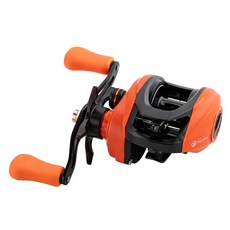 Huidiao 7.2:1 베이트릴 더블 핸들 105mm 경량 캐스팅 릴 15단계 마그네틱 브레이크 시스템 정밀 낚시에 적합, 오렌지, CSSD-우핸들