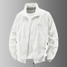 빅사이즈 8XL까지 남성 자외선차단 재킷 코트 데일리 얇은 집업자켓 루즈핏