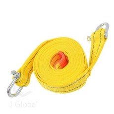차량용 견인 로프 5M 형광옐로우 견인줄 차량견인