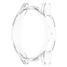 適用於 三星 Galaxy Watch 4 44mm R870 R875 硬膠 鏤空 手錶殼 保護套, 透明, 1個