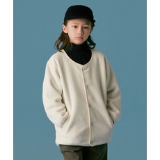 무신사 스탠다드 MUSINSA STANDARD KIDS 폴라 플리스 라운드 넥 재킷 자켓 [크림] MKBFJBK16-CR 379649