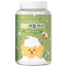 aguard 泡泡入浴粉 尤加利葉香, 1罐, 400g