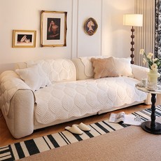 극세사 겨울 쇼파패드 부드러운 논슬립 심플 패션 고급형 쇼파커버 2 3 4인용