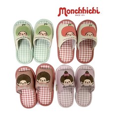몬치치 실내슬리퍼 룸슈즈 거실슬리퍼 층간소음 슬리퍼, 1개, 그린애플