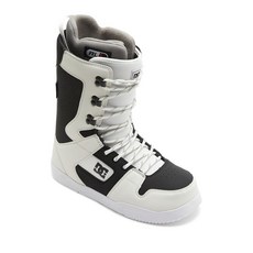 DC Shoes 남성용 페이즈 조절 가능한 내구성 있는 경량 플리스 안감 미디엄 플렉스 레이스업 스노우보드 부츠 EVA 메모리 폼 라이너 오프 화이트 250mm(8)