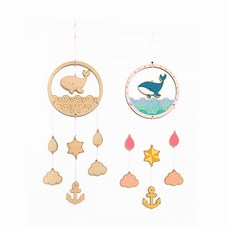 민화샵 밤과꿈 드림캐쳐 모빌 고래의꿈 UDPWD0192