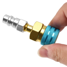 R1234Yf ~ R134A 저측 퀵 커플러 R12 ~ R134A 호스 어댑터 피팅 커넥터 자동차 에어컨 AC 충전용, 다색, 1개