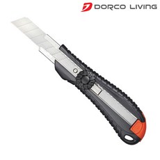 도루코 L601 커터기 18mm 대형 커터칼 컷터 사무용칼, 블랙, 1개