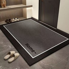 高端簡約進門地墊 耐臟除塵入戶門墊 高檔加厚玄關腳墊防滑門口墊子 地毯地墊, 1個, 蜀征80cM*120Cm【店長推薦尺寸】
