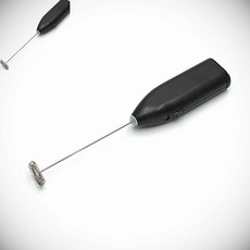 리버썸 전동 우유거품기 블랙 계란거품기 미니전동거품기