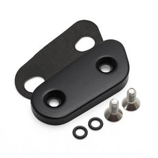 오토바이 체인 검사 커버 가스켓 매트 블랙 실버, 1개, 1. Matte black