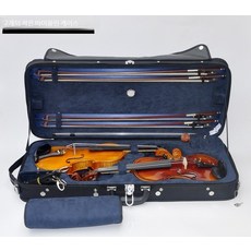 비올라 바이올린 보관 더블 백팩형 항공기, 2개