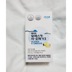 애터미 알래스카 이-오메가3 (180캡슐 3개월분), 180회분, 1세트