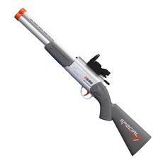 UB 더블 배럴 샷건 S686 에어 소프트 탄두 너프건, 세로형 장총, 그레이, 1개