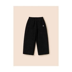 빈폴 키즈 BEANPOLE KIDS 여아 소프트 골지 세미와이드 팬츠 블랙 (BI5921G015) BI5921G015 190841