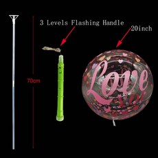 탱탱볼 롤링볼 실리콘볼 빅볼 고무공 문볼 촉감볼, 1pcs, 20inch, green handle-F